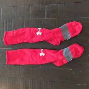 UA Red Soccer Socks